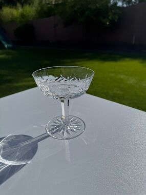 Waterford Crystal Lismore Champagne / Sherbet Glass – 4 1/8” Tall | EUC